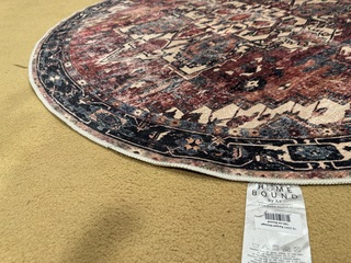 Karpet, meerkleurig, doorsnee 120 cm